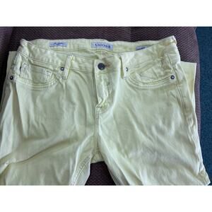 VIGOSS Jagger Skinny Jeans Womens Size 11‎ measures 34x31 Yellow Pants